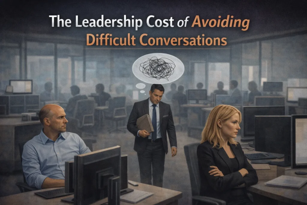 Image: The Leadership Cost of Avoiding Difficult Conversations