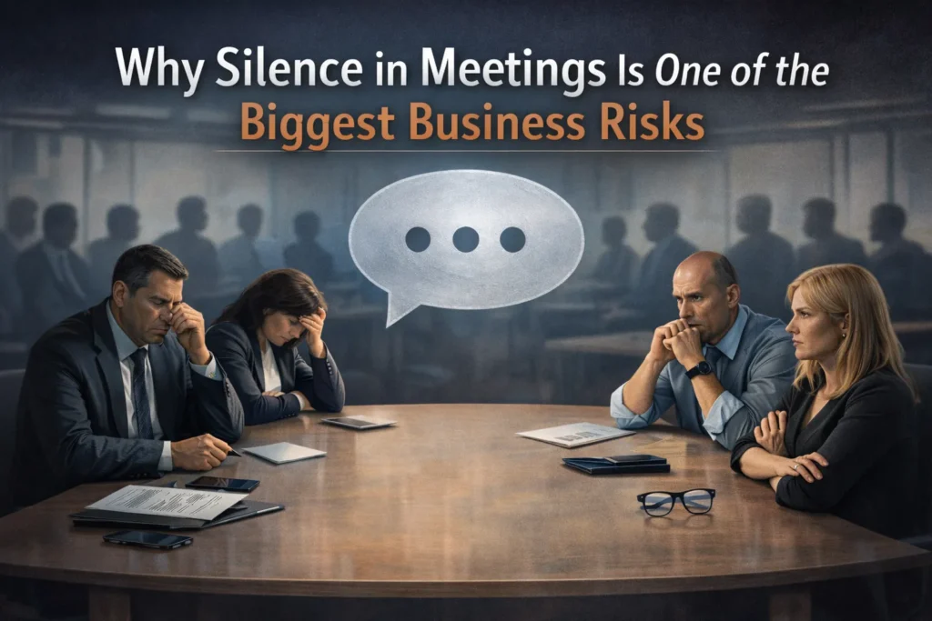 Image: Why Silence in Meetings Is One of the Biggest Business Risks