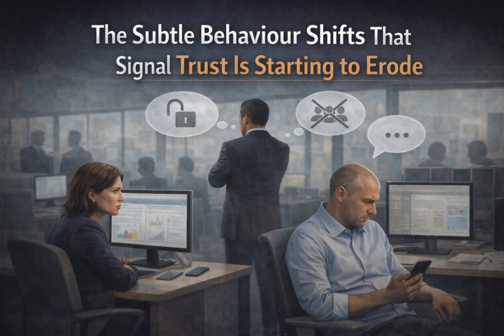 Image: The Subtle Behaviour Shifts That Signal Trust Is Starting to Erode