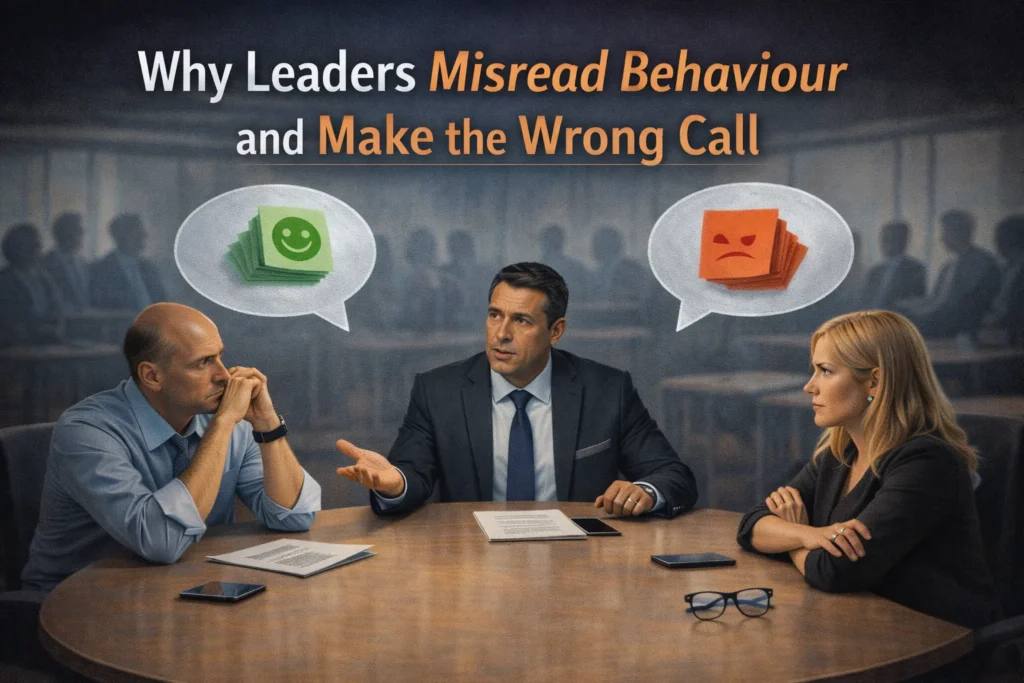 Image: Why Leaders Misread Behaviour and Make the Wrong Call